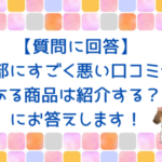 【質問に回答】★4以上の商品でも、超悪い口コミがあったら紹介するか私の意見を紹介