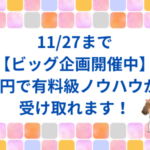 【ウソでしょ！】0円で有料級ノウハウが受け取れます！